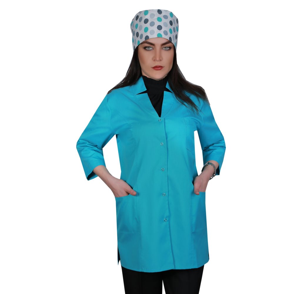 اسکراب پزشکی یقه انگلیسی کد 710 برند شکوه دندان - Image 2