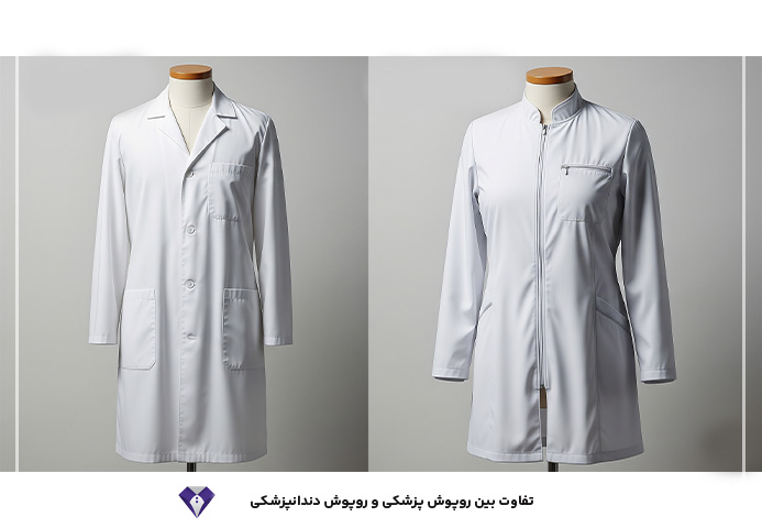 روپوش سفید پزشکی و دندانپزشکی
