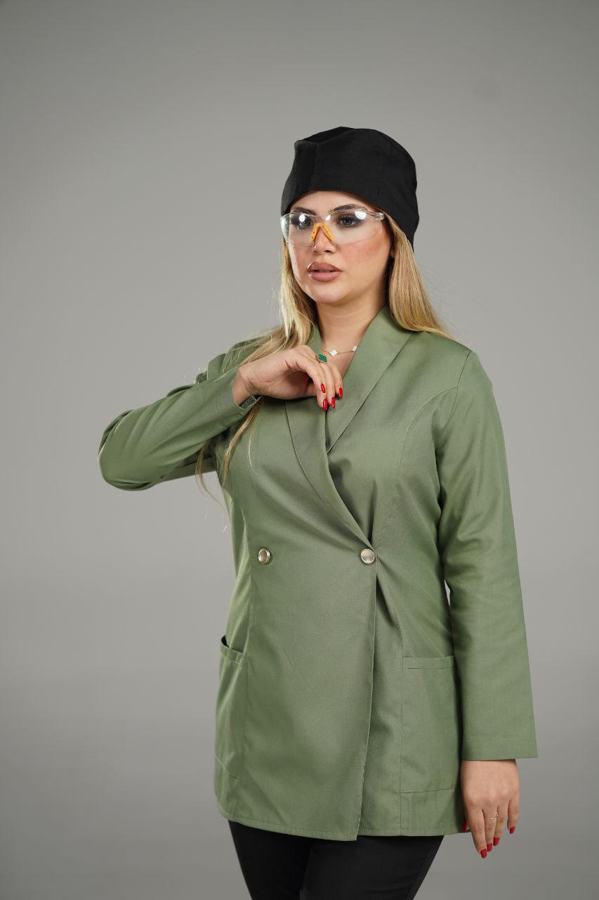 مدل لوتوس روپوش تک کتی برند شکوه دندان (رنگ سبز زیتونی)