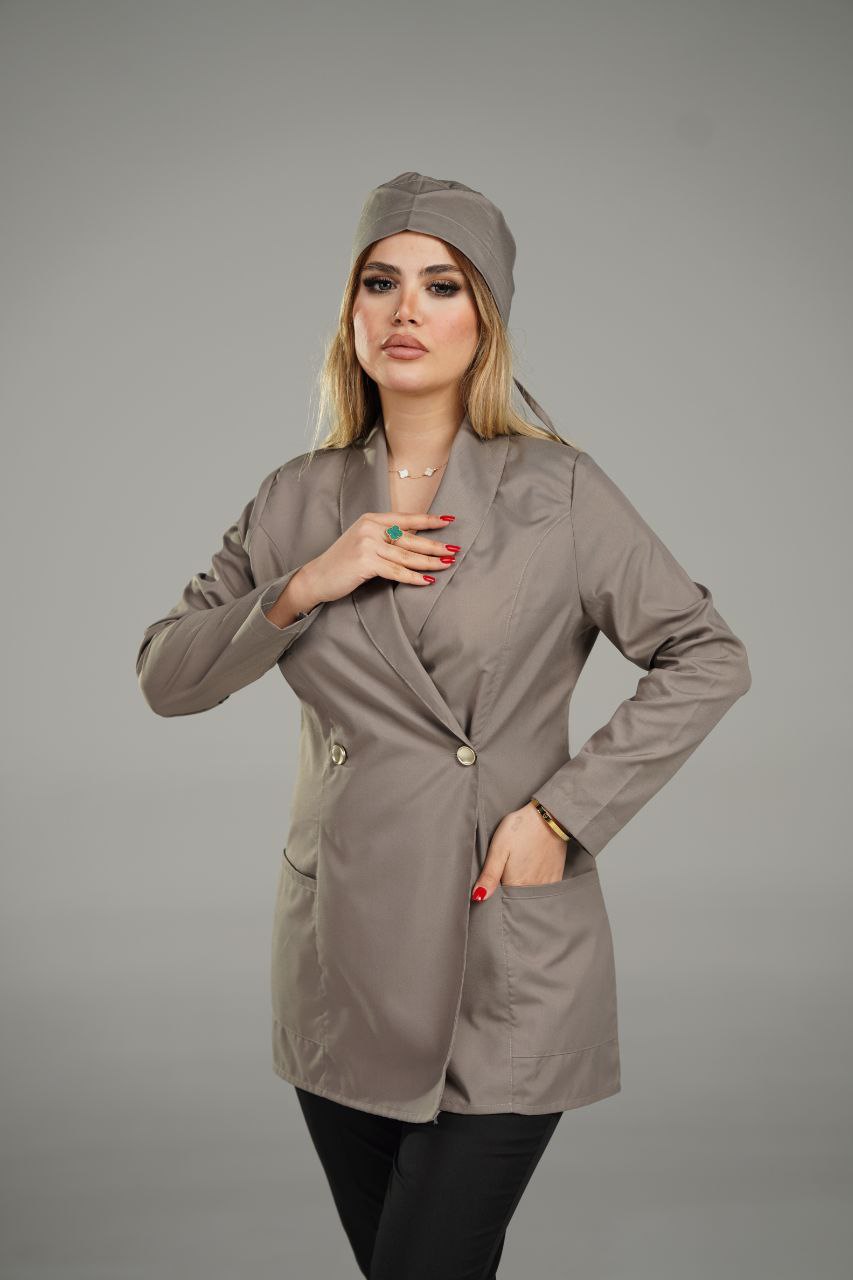 مدل لوتوس روپوش تک کتی برند شکوه دندان (رنگ خاکی)