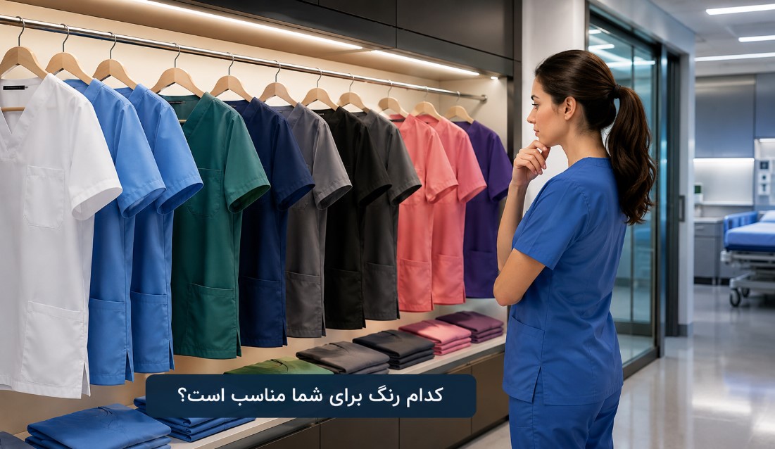 رنگ های مختلف روپوش پزشکی
